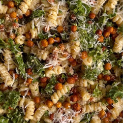 Chickpea Ceasar Pasta Salad