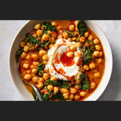Ras el Hanout Chickpea and Spinach Stew