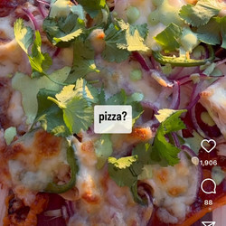 Smashed Sweet Potato Pizza