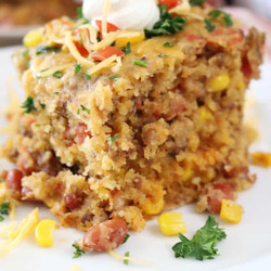 Cowboy Cornbread Casserole