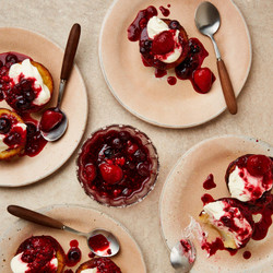 Quejadas De Leite – Milk Tarts – With “preserved” Berries