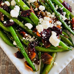 Bacon Cranberry Green Beans
