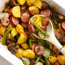 Kielbasa And Vegetable Casserole