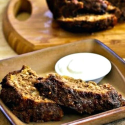 Horseradish Meatloaf (with Sour Cream-horseradish Sauce)