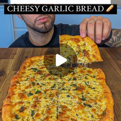 High Protein Cheesy Garlic Bread