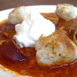 Sausage And Sauerkraut Stew With Duck Fat Dumplings Recipe