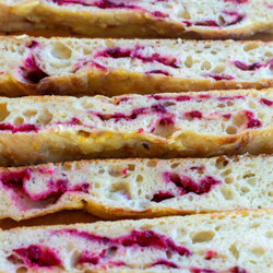 Cranberry Orange Sourdough Focaccia
