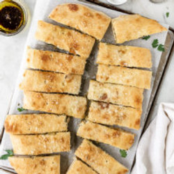 Stuffed Focaccia With Mozzarella And Pistachio Pesto