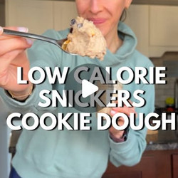 High-protein Snickers Cookie Dough