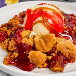 Peanut Butter And Jelly Cobbler