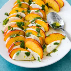 Peach Caprese Salad