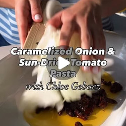 Caramelized Onion &amp; Sun-dried Tomato Pasta