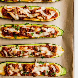 Easy Beef Stuffed Zucchini Boats