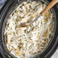 Crock Pot Chicken Alfredo
