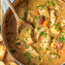 White Wine Chicken Stew Recipe