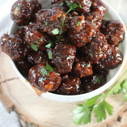 Honey Garlic Meatballs