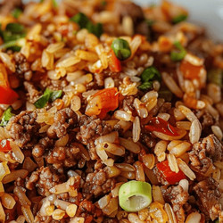 Dirty Rice With Ground Beef