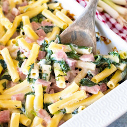 Leftover Ham And Spinach Casserole