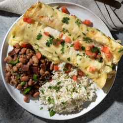 Sour Cream Chicken Enchiladas