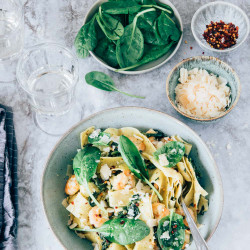 Pasta Met Garnalen