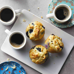Low-carb Blueberry Muffins