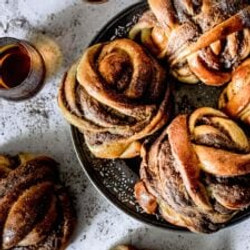 Cardamom Knots With Bourbon And Chocolate