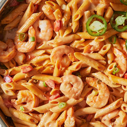 Creamy Chipotle Shrimp Pasta