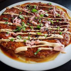 Japanese Pancakes (okonomiyaki) Featuring Justegg