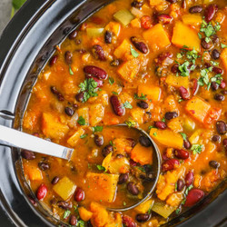 Slow Cooker Butternut Squash Chili