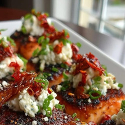 Crispy Salmon Bites With Whipped Lemon Feta &amp; Chili Crisp Honey