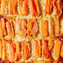 Ranch Smashed Baby Carrots With Parmesan