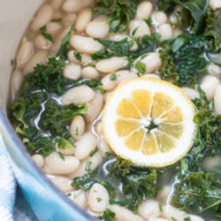 Brothy Beans And Greens (stove Top)