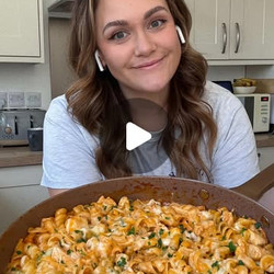 Creamy Harissa Chicken Pasta