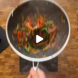Black Pepper Tofu Stir Fry With Noodles
