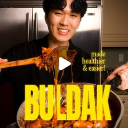 Spicy Korean Buldak Chicken (dakgalbi)