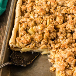 Sheet Pan Apple Pie with Oat Crumb Topping