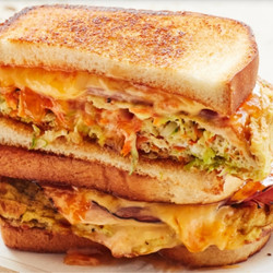 Gilgeori Toast (Korean Street Toast With Cabbage and Egg)