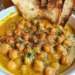 Vegan Coconut Miso Chickpea Soup