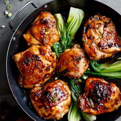 Simple Asian Glazed Chicken Thighs