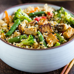Ridiculously Easy Vegetable Fried Rice