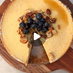 Protein Packed Cottage Cheese Italian Cheesecake