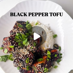 Black Pepper Tofu