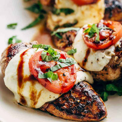 Grilled Chicken Caprese With Buffalo Mozzarella Cheese