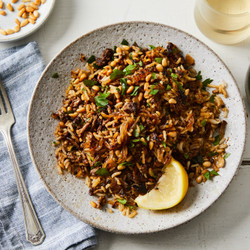 Crispy Cinnamon Beef Rice