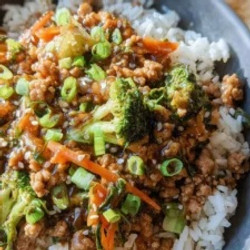 Teriyaki Turkey Rice Bowls