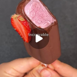 Magnums Fraises Chocolat