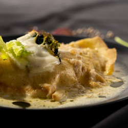 Crespelle Mit Staudensellerie Und Spinat