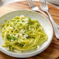 Creamy Mexican Green Spaghetti (espagueti Verde)