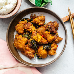 Salted Egg Yolk Fried Chicken Recipe