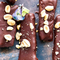 Chocolate Dipped Celery And Peanut Butter Logs Recipe